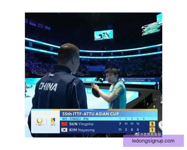 孙颖莎强势横扫对手打到温特闭眼崩溃三进决赛冲击三连冠侯英超盛赞无以复加